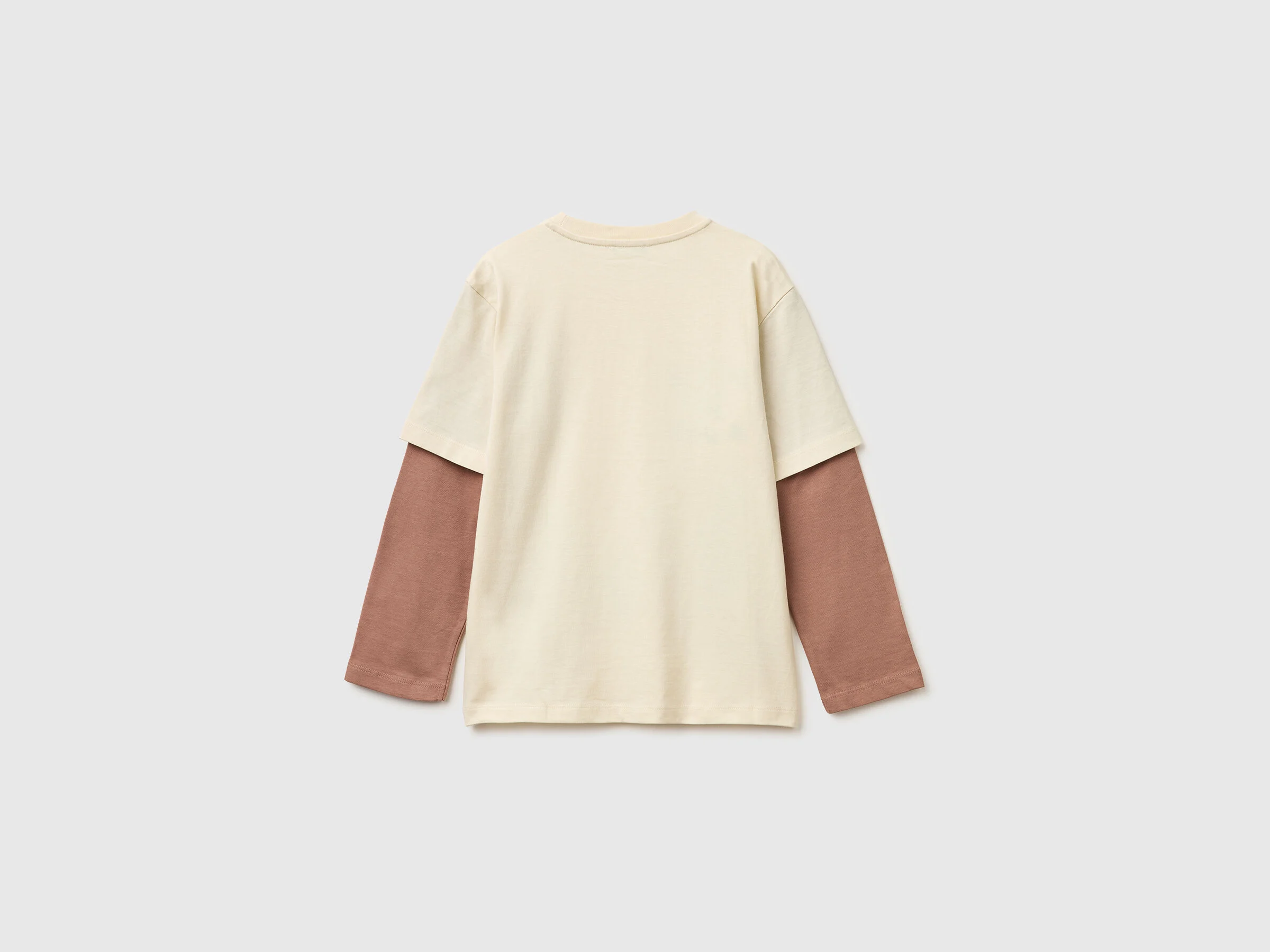 United Colors Of Benetton / Лонгслив с принтом для мальчика - фото 2