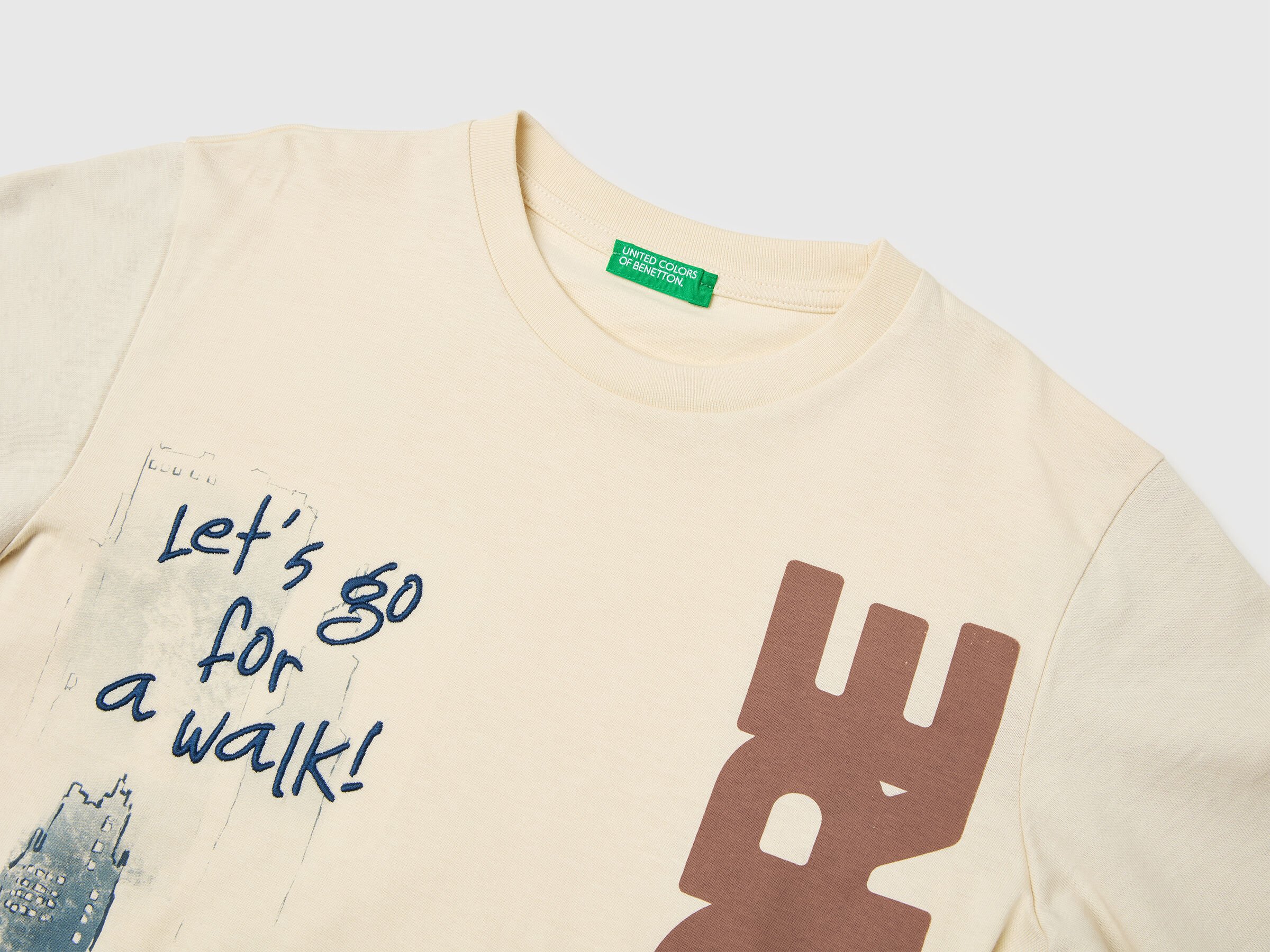 United Colors Of Benetton / Лонгслив с принтом для мальчика - фото 3