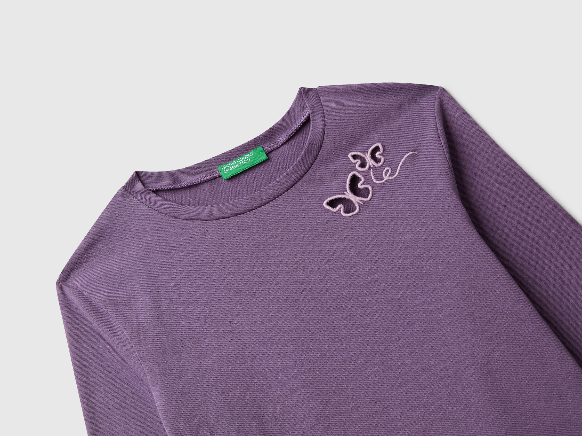 United Colors Of Benetton / Лонгслив для девочки - фото 3