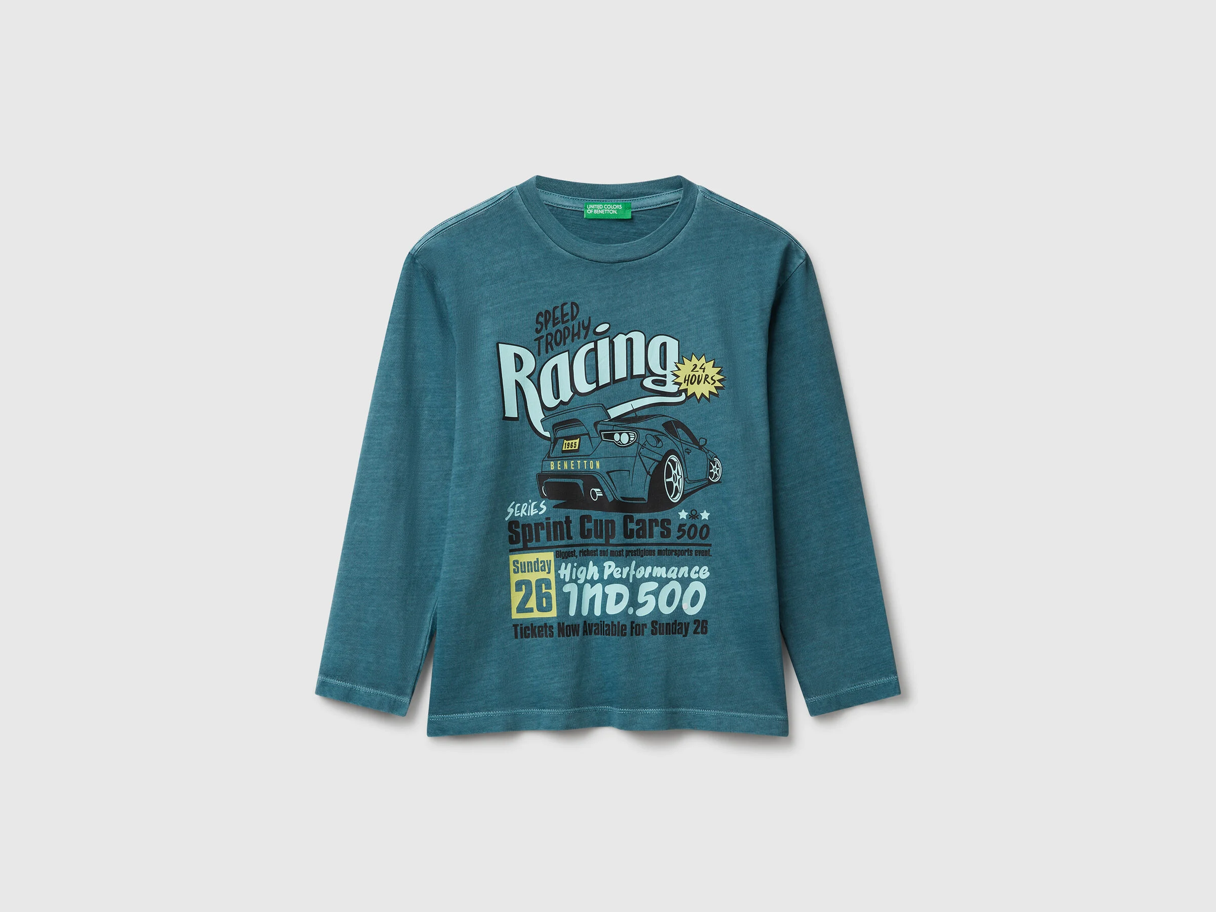 United Colors Of Benetton / Лонгслив с принтом для мальчика