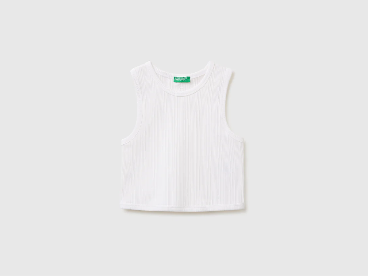 United Colors Of Benetton / Топ в рубчик для девочки