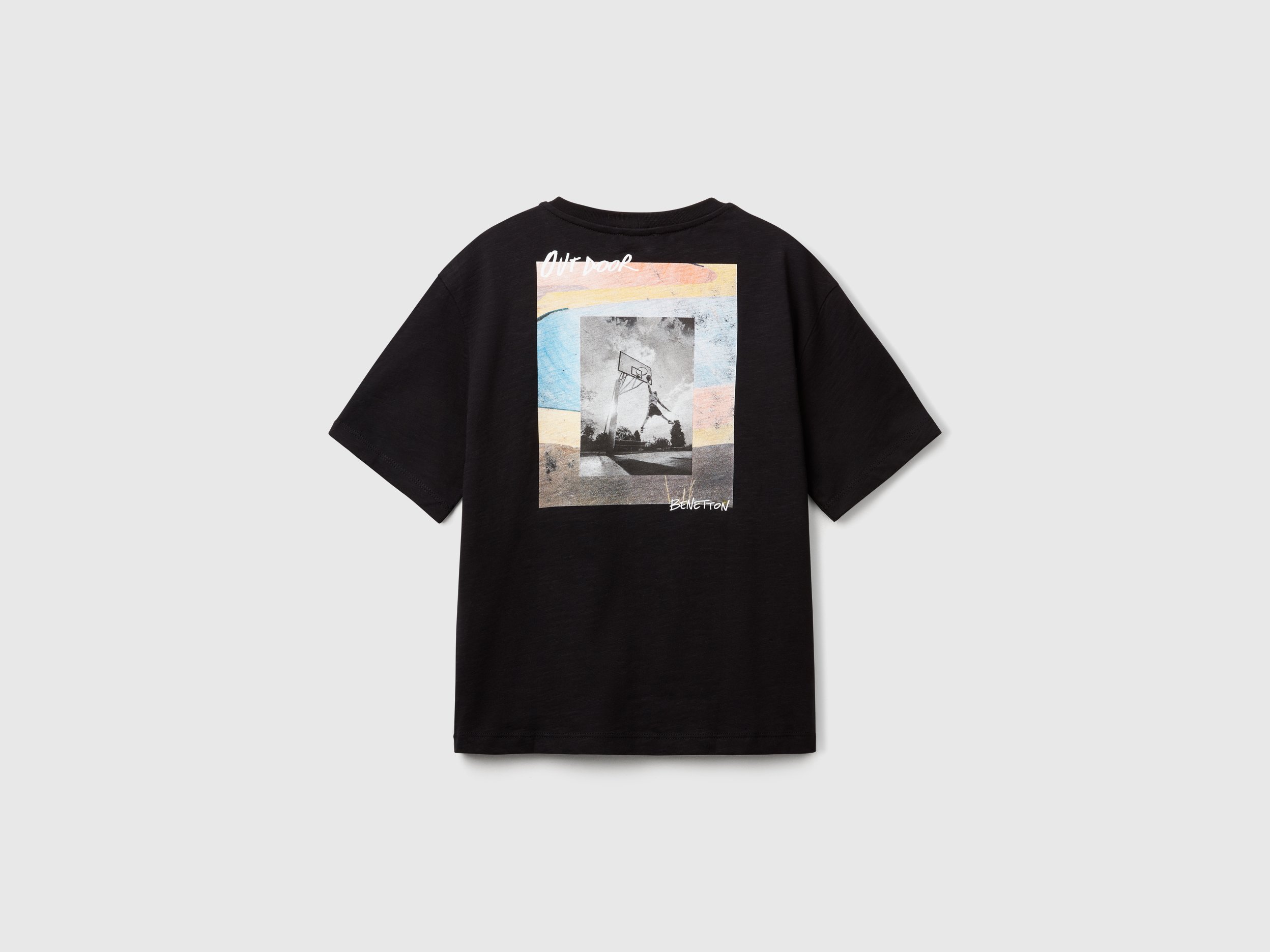 United Colors Of Benetton / Футболка с принтом на спине для мальчика