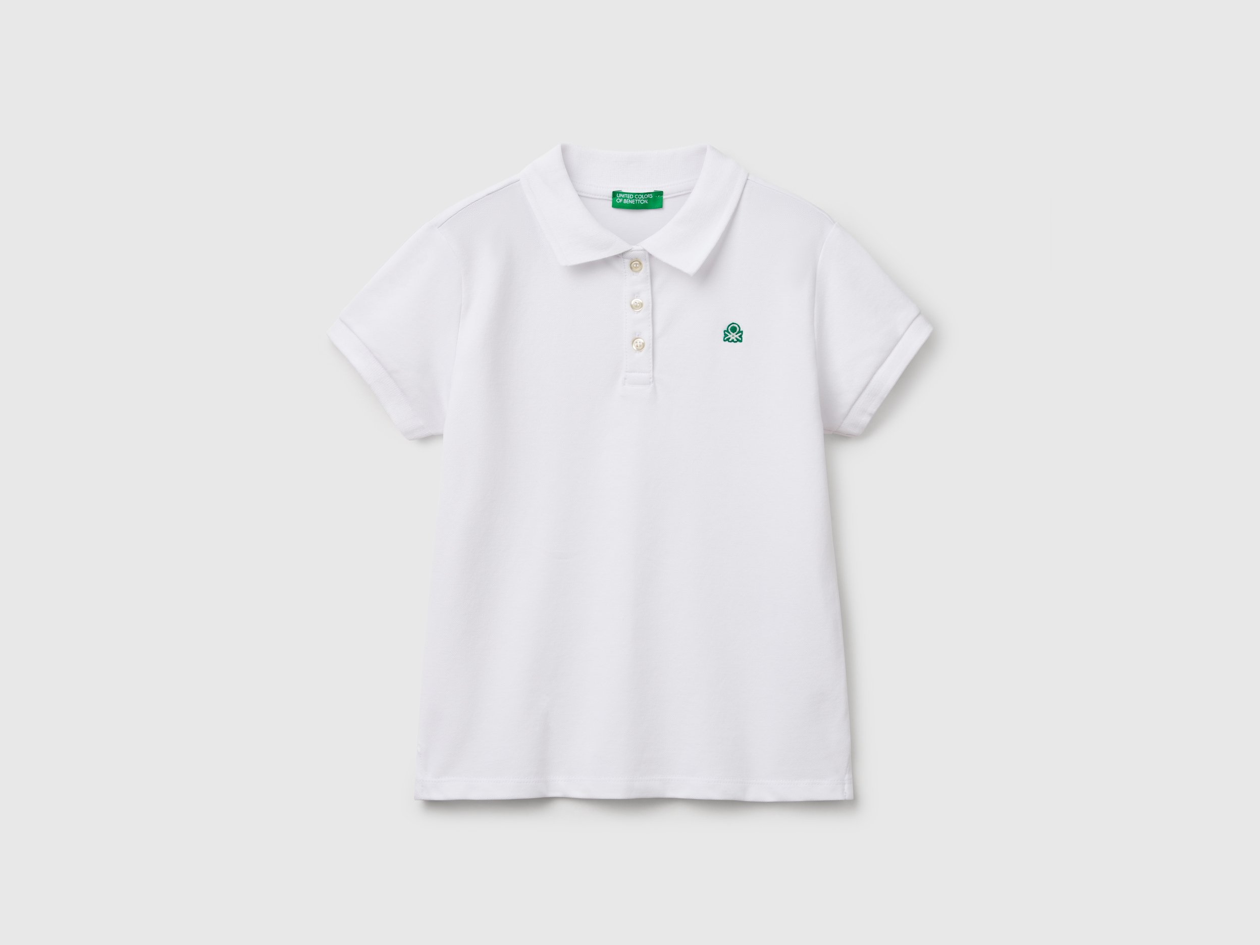 United Colors Of Benetton / Поло из ткани пике с коротким рукавом для девочки