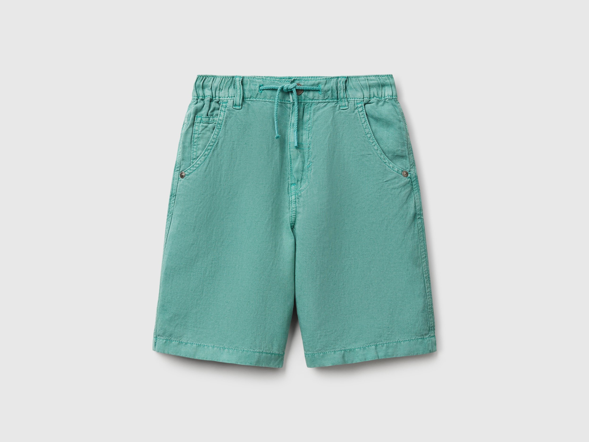 United Colors Of Benetton / Шорты-бермуды льняные для мальчика