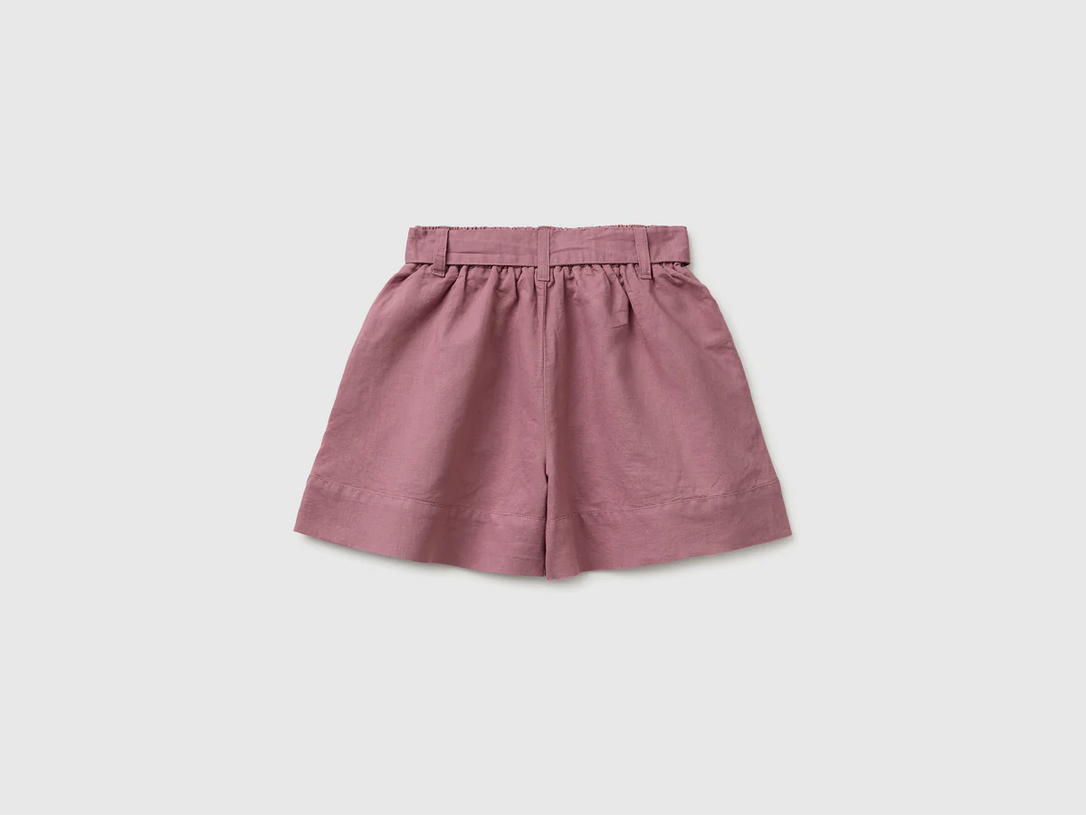 United Colors Of Benetton / Шорты льняные для девочки