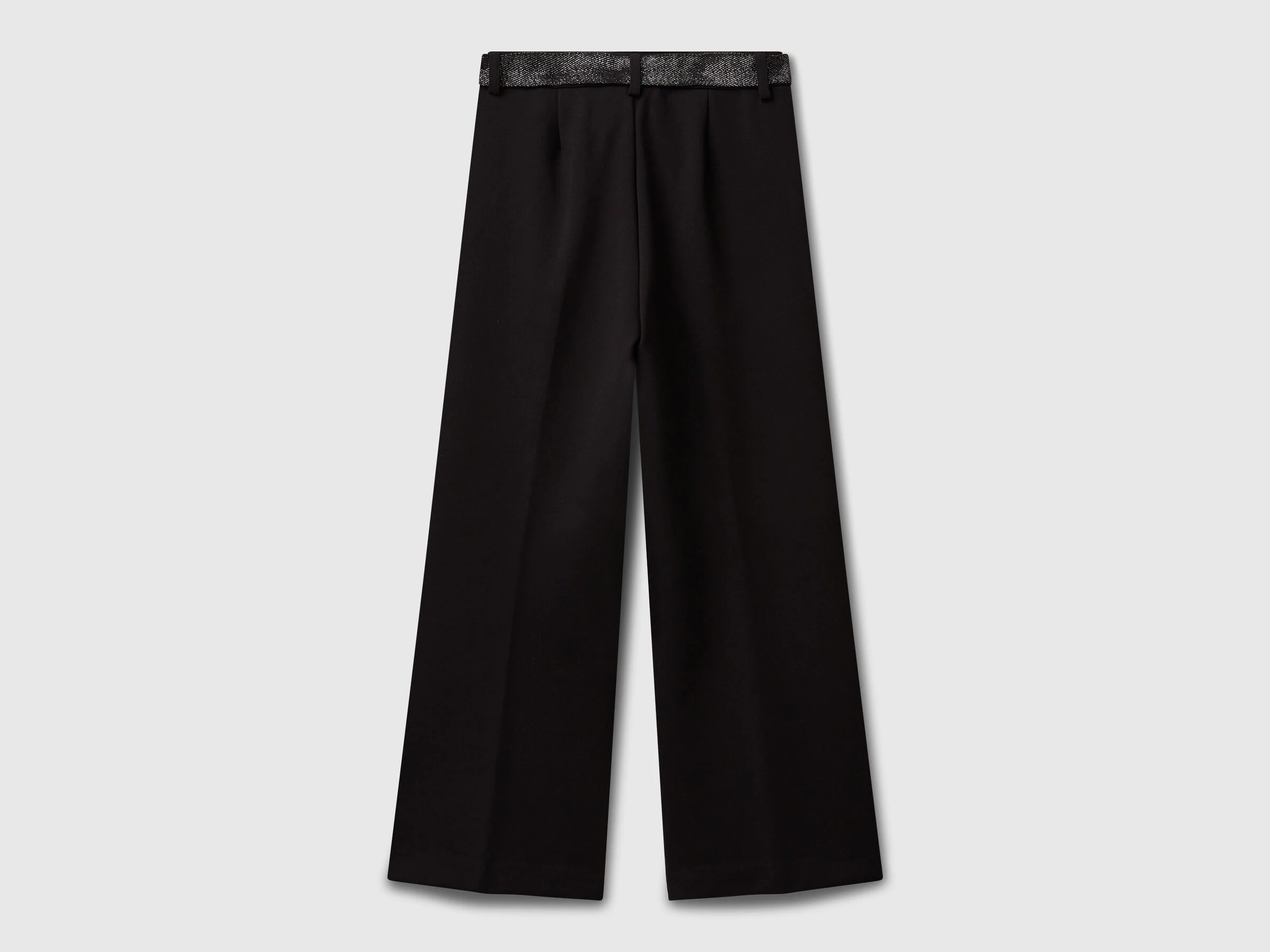 United Colors Of Benetton / Брюки черные для девочки - фото 2