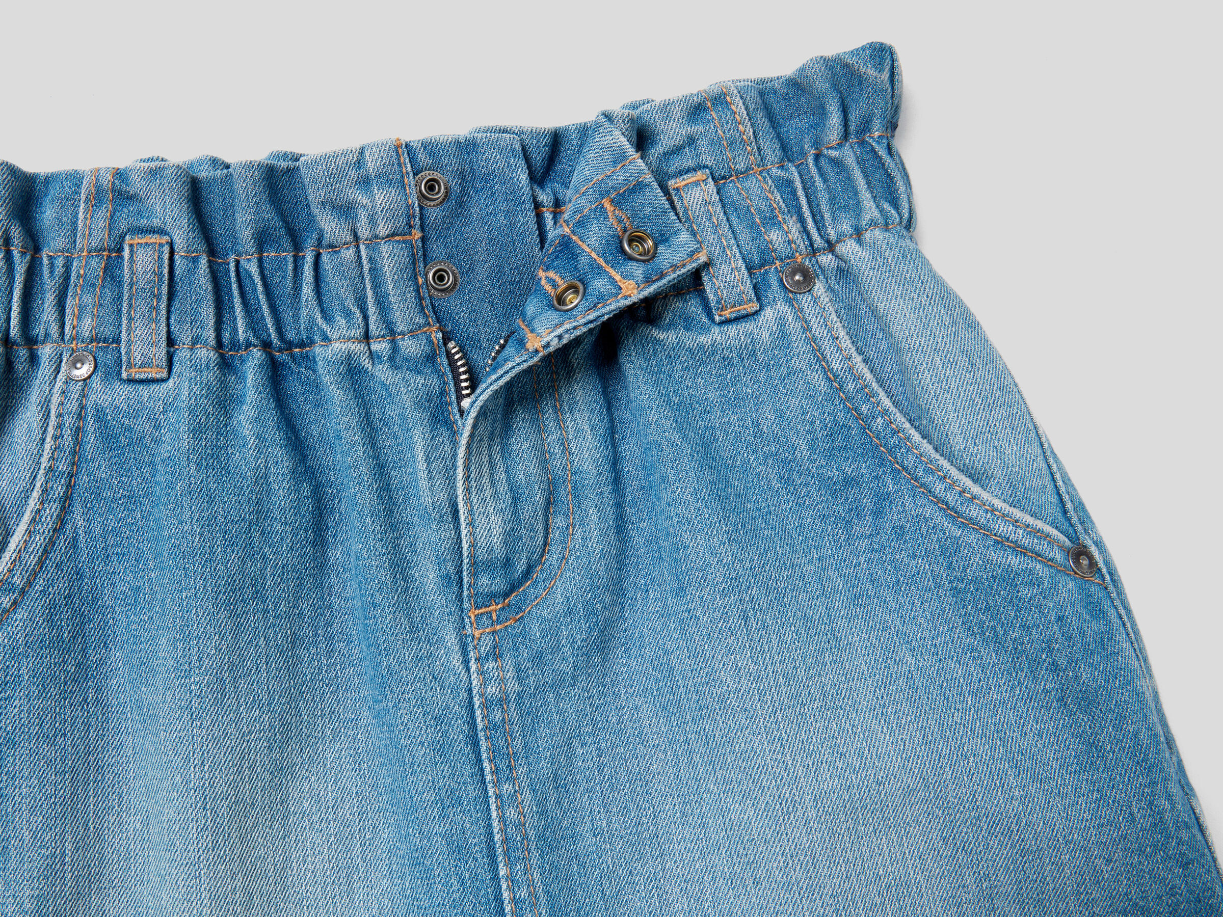 United Colors Of Benetton / Юбка джинсовая для девочки - фото 3