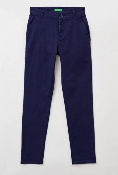 United Colors Of Benetton / Брюки чинос темно-синие для мальчика