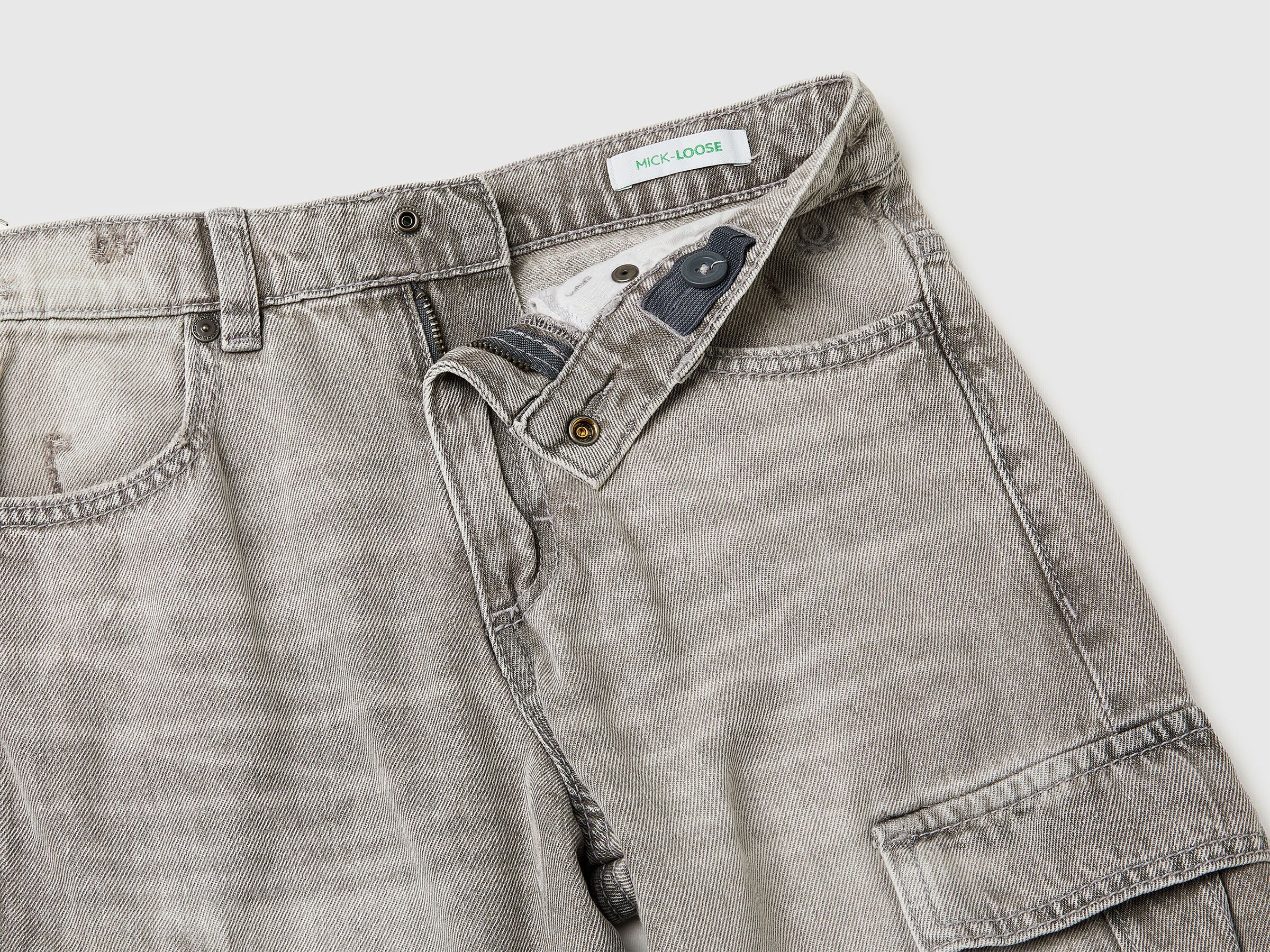 United Colors Of Benetton / Джинсы карго для мальчика - фото 3