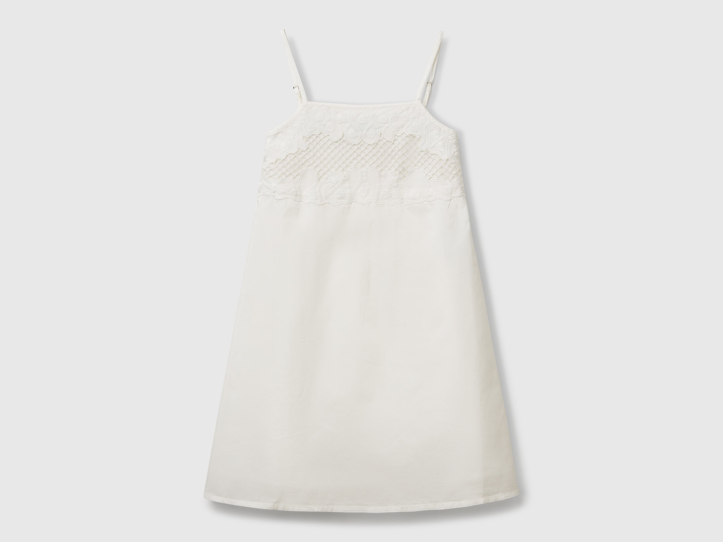 United Colors Of Benetton / Сарафан с вышивкой для девочки