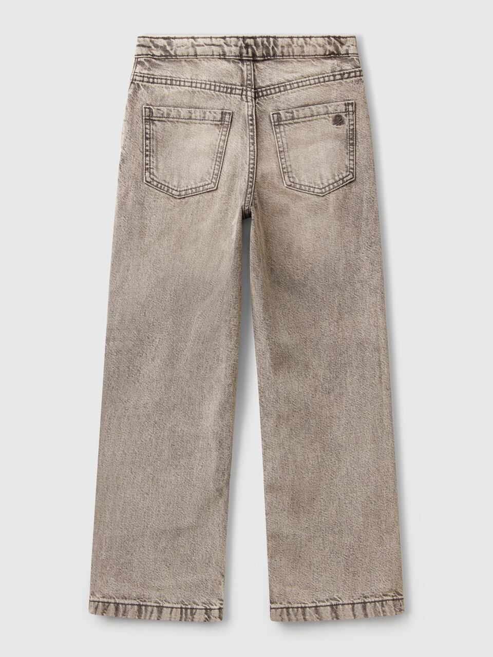 United Colors Of Benetton / Джинсы прямого кроя для девочки - фото 2