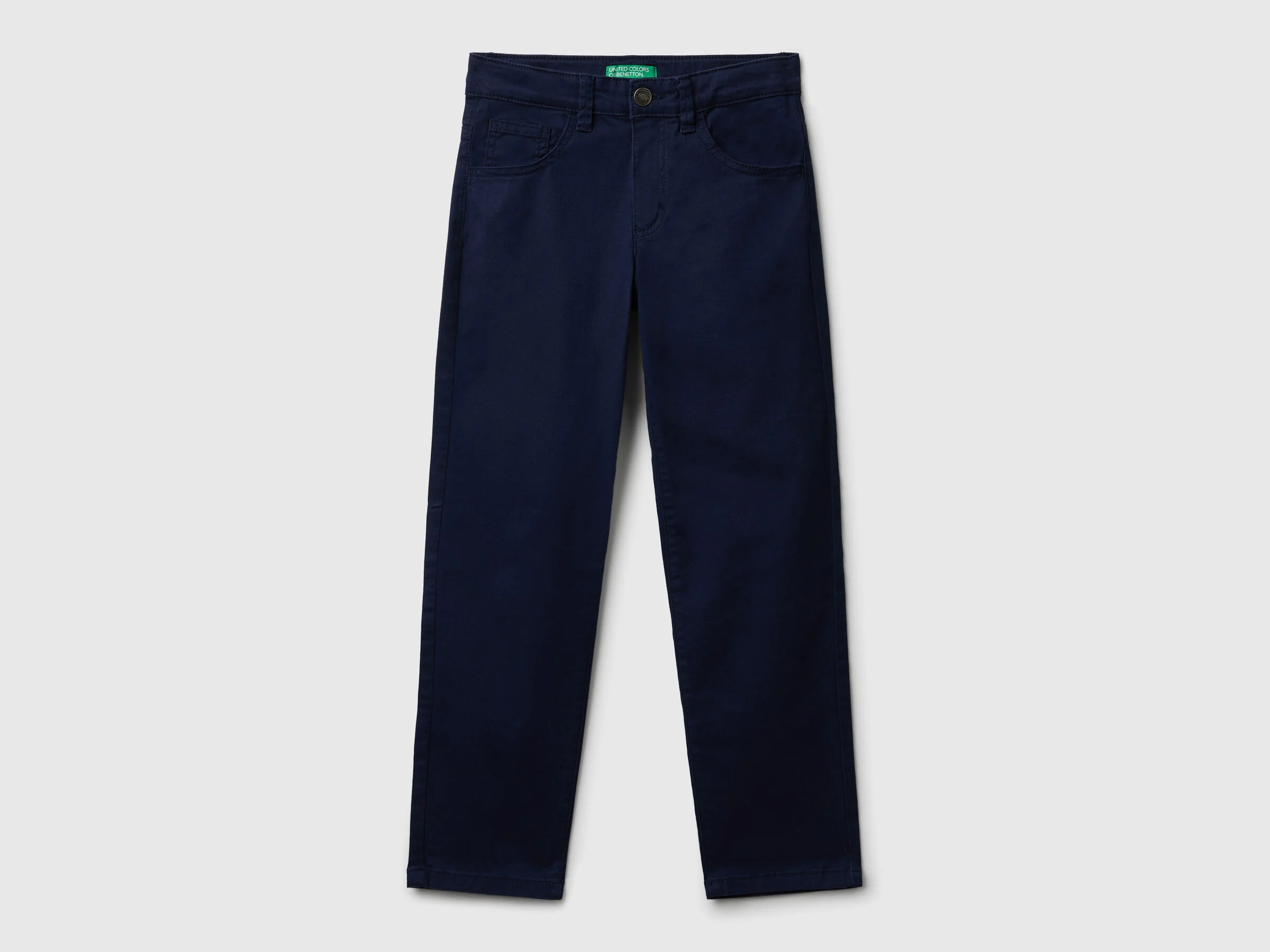 United Colors Of Benetton / Брюки 5 карманов темно-синие для мальчика