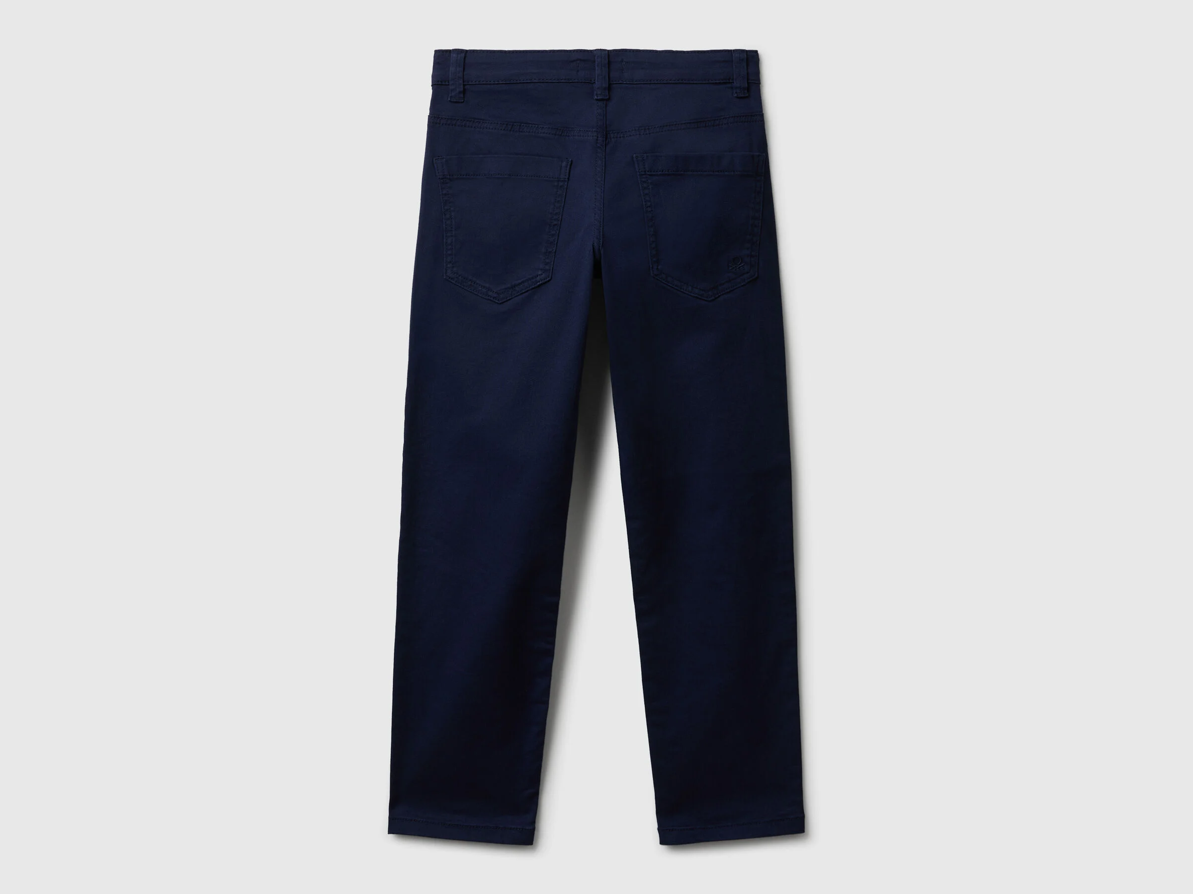 United Colors Of Benetton / Брюки 5 карманов темно-синие для мальчика - фото 2