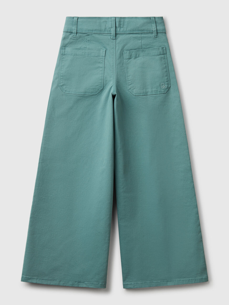 United Colors Of Benetton / Брюки палаццо для девочки - фото 2