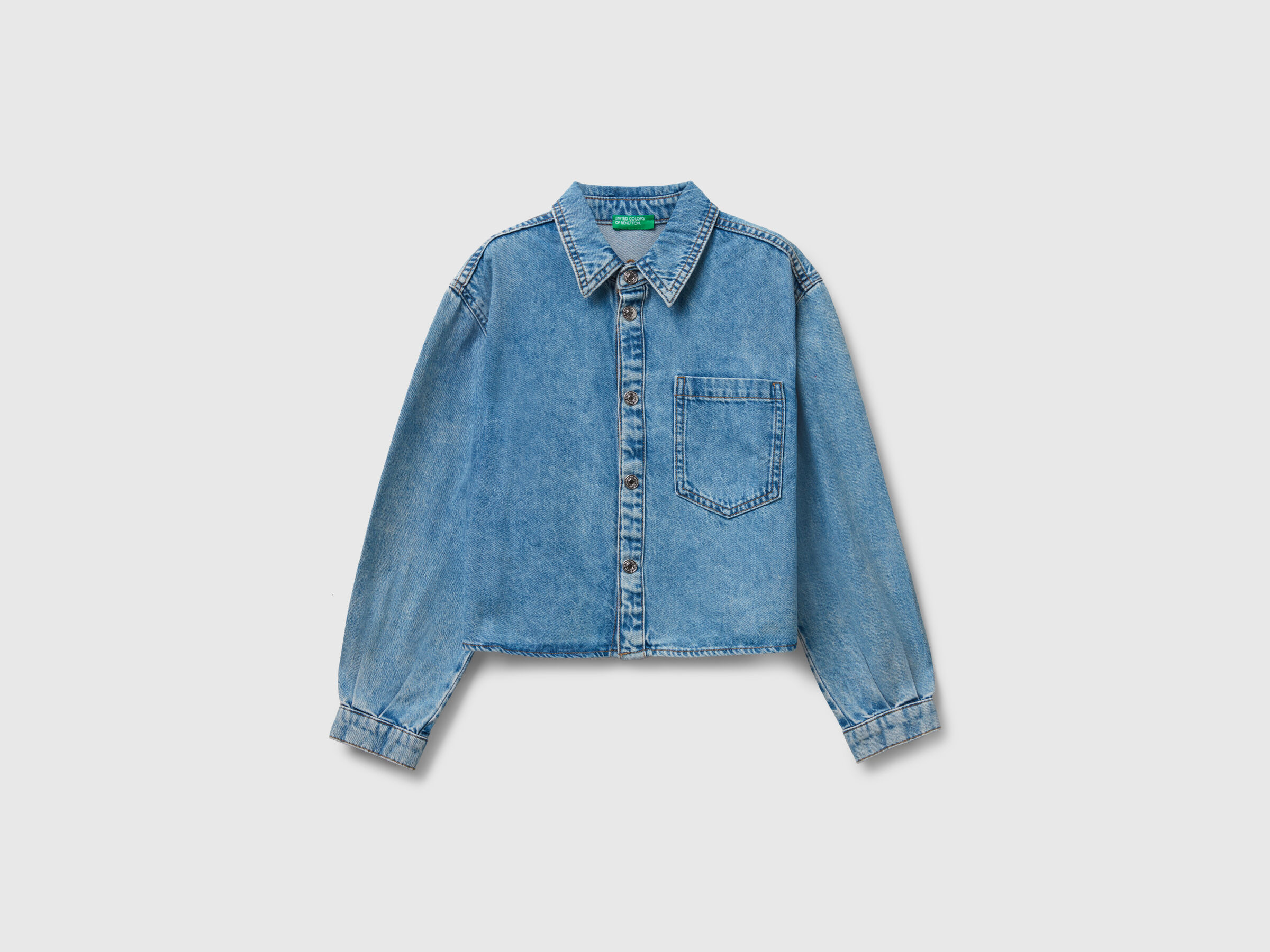 United Colors Of Benetton / Рубашка джинсовая для девочки