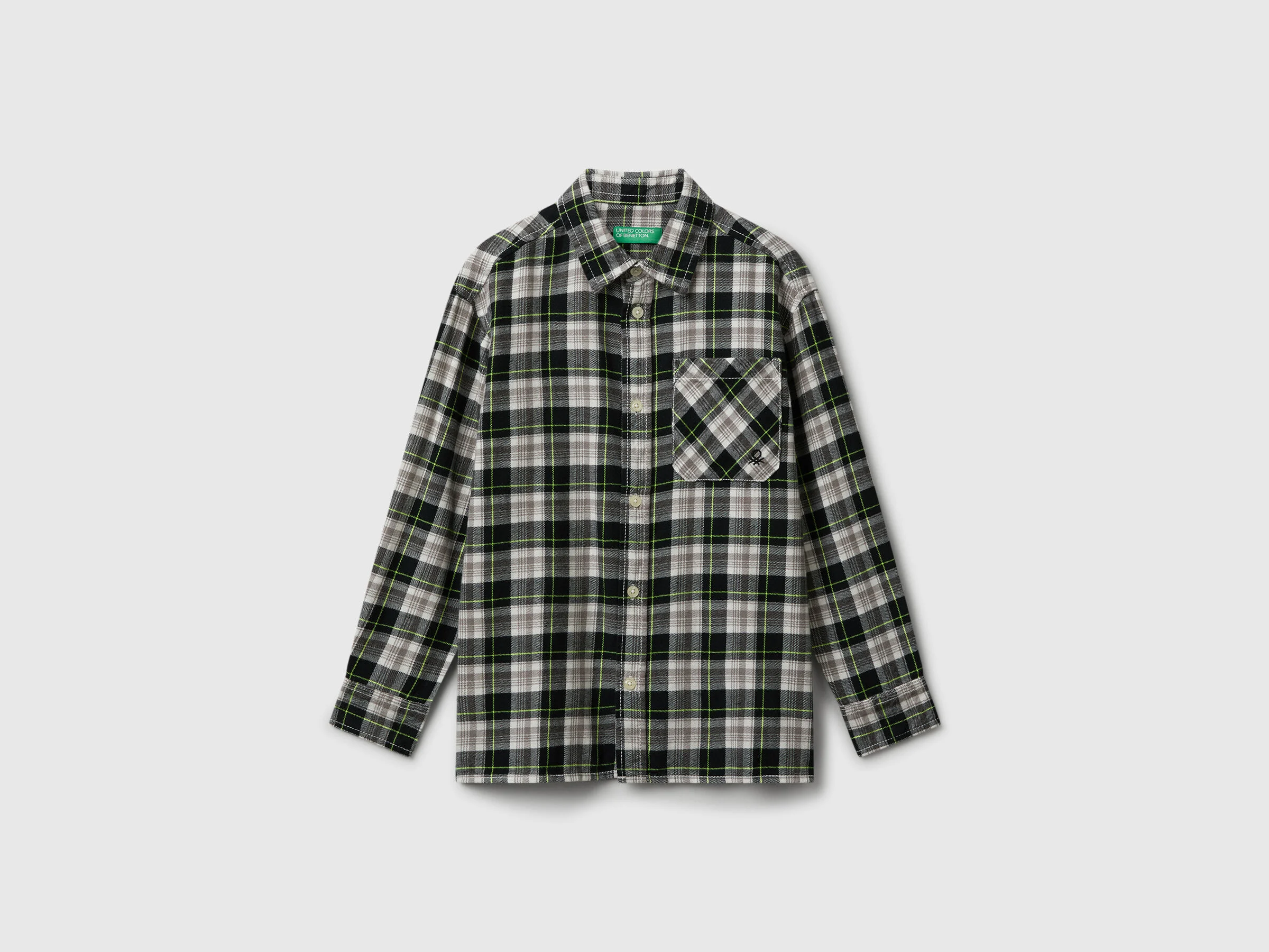 United Colors Of Benetton / Рубашка в клетку для мальчика