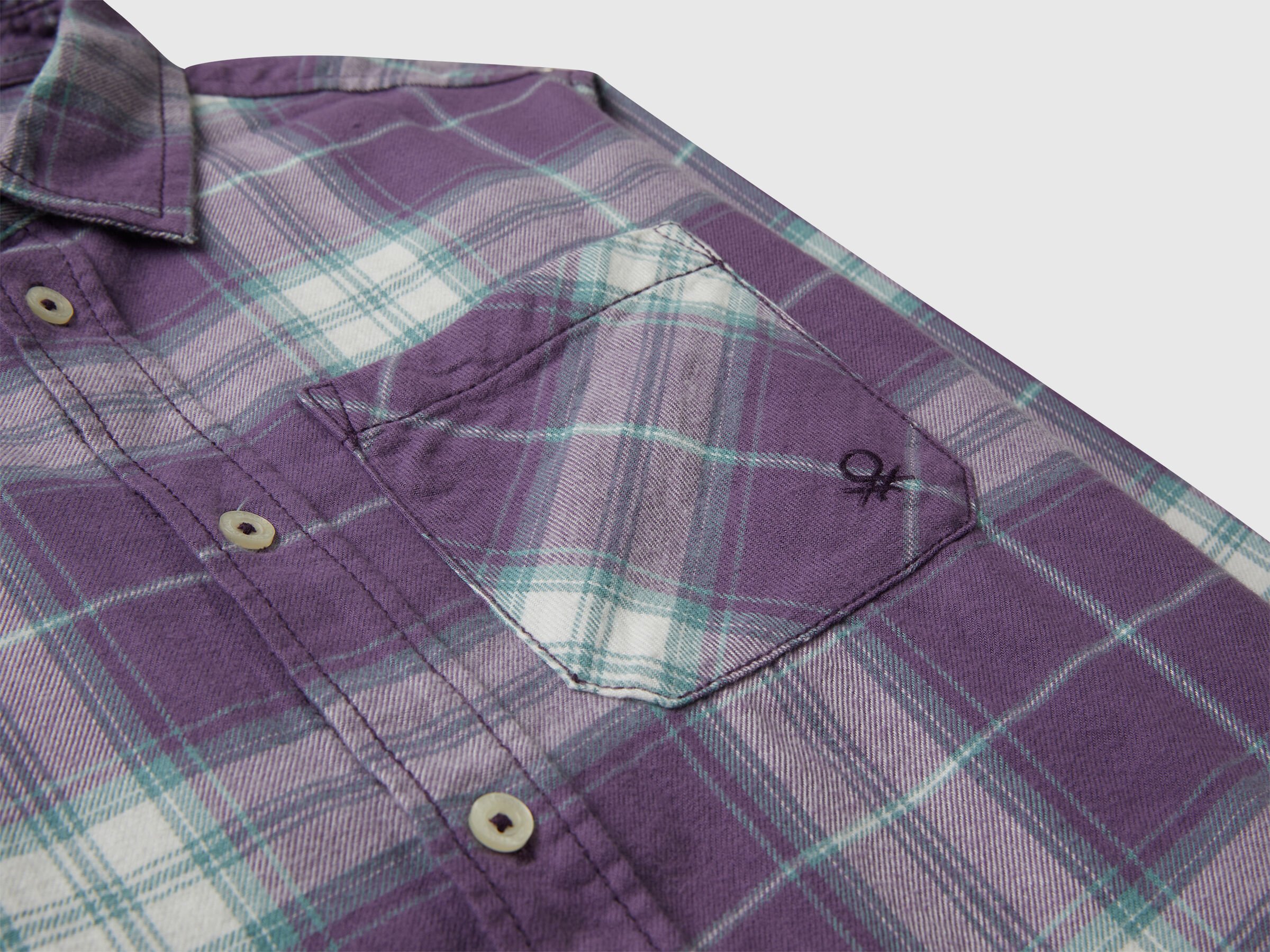 United Colors Of Benetton / Рубашка в клетку для мальчика