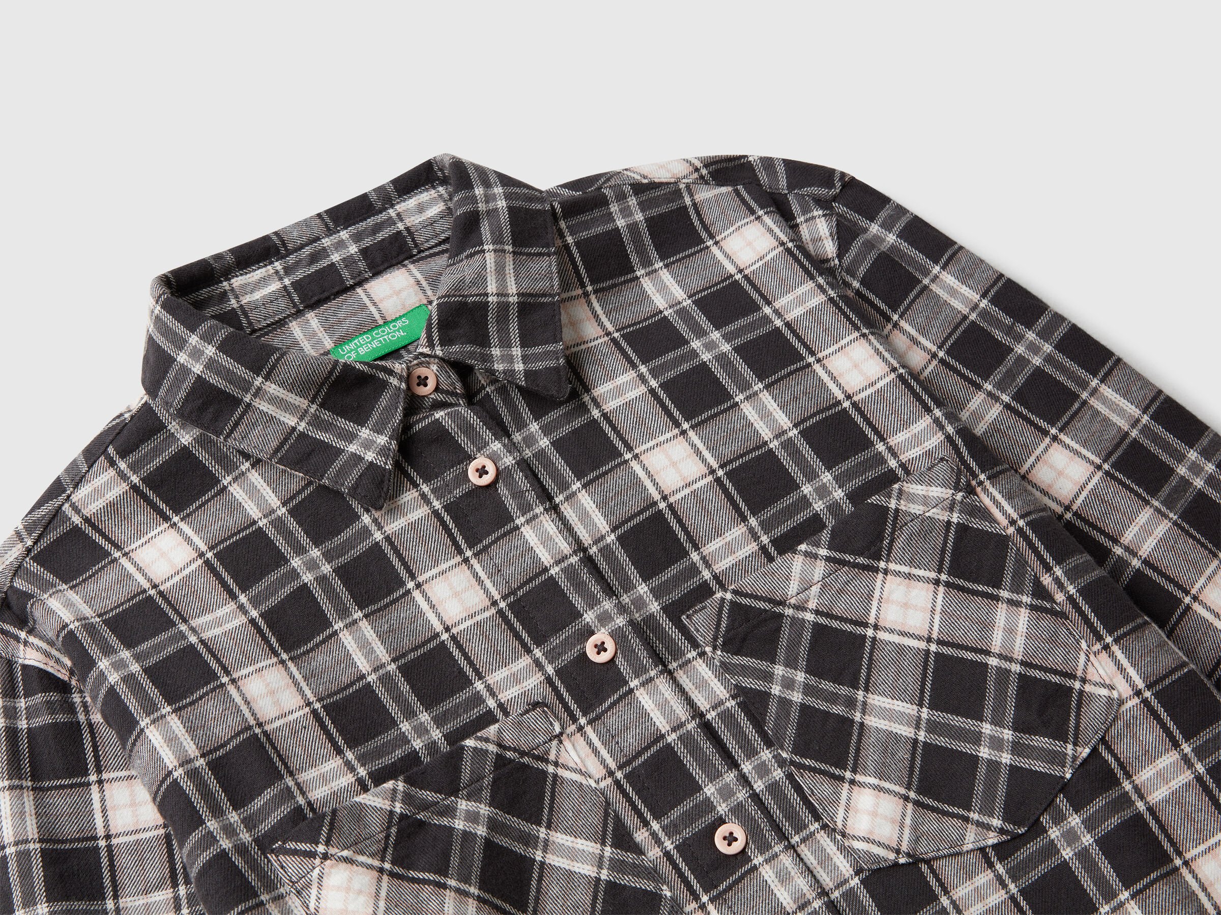 United Colors Of Benetton / Рубашка в клетку для девочки
