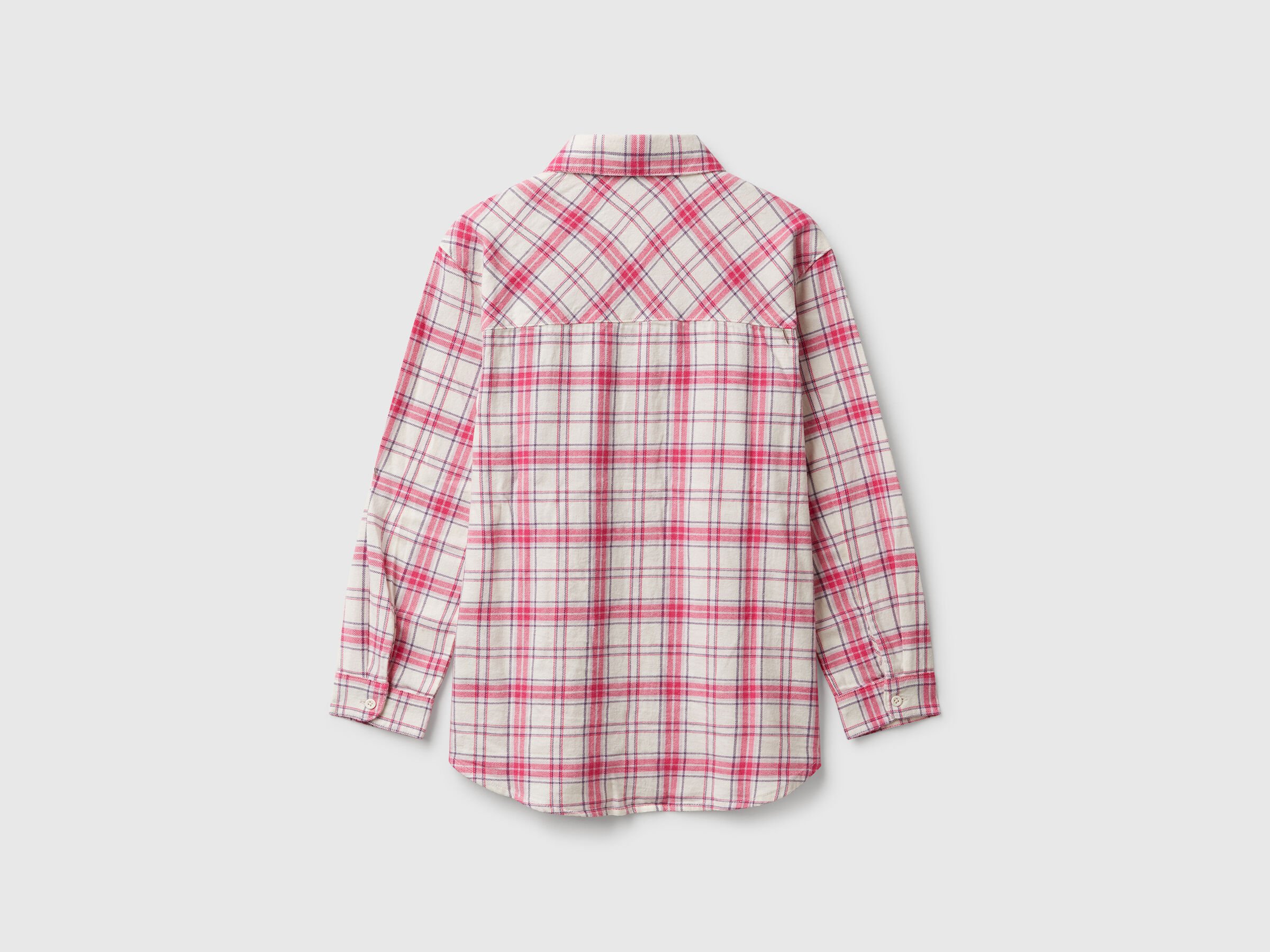 United Colors Of Benetton / Рубашка в клетку для девочки