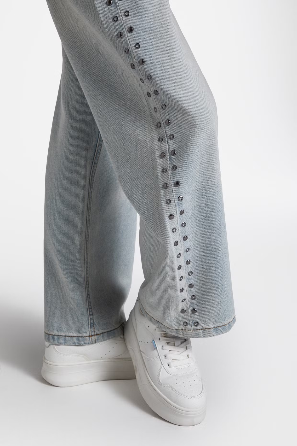 Coccodrillo / Джинсы палаццо с декоративными элементами для девочки