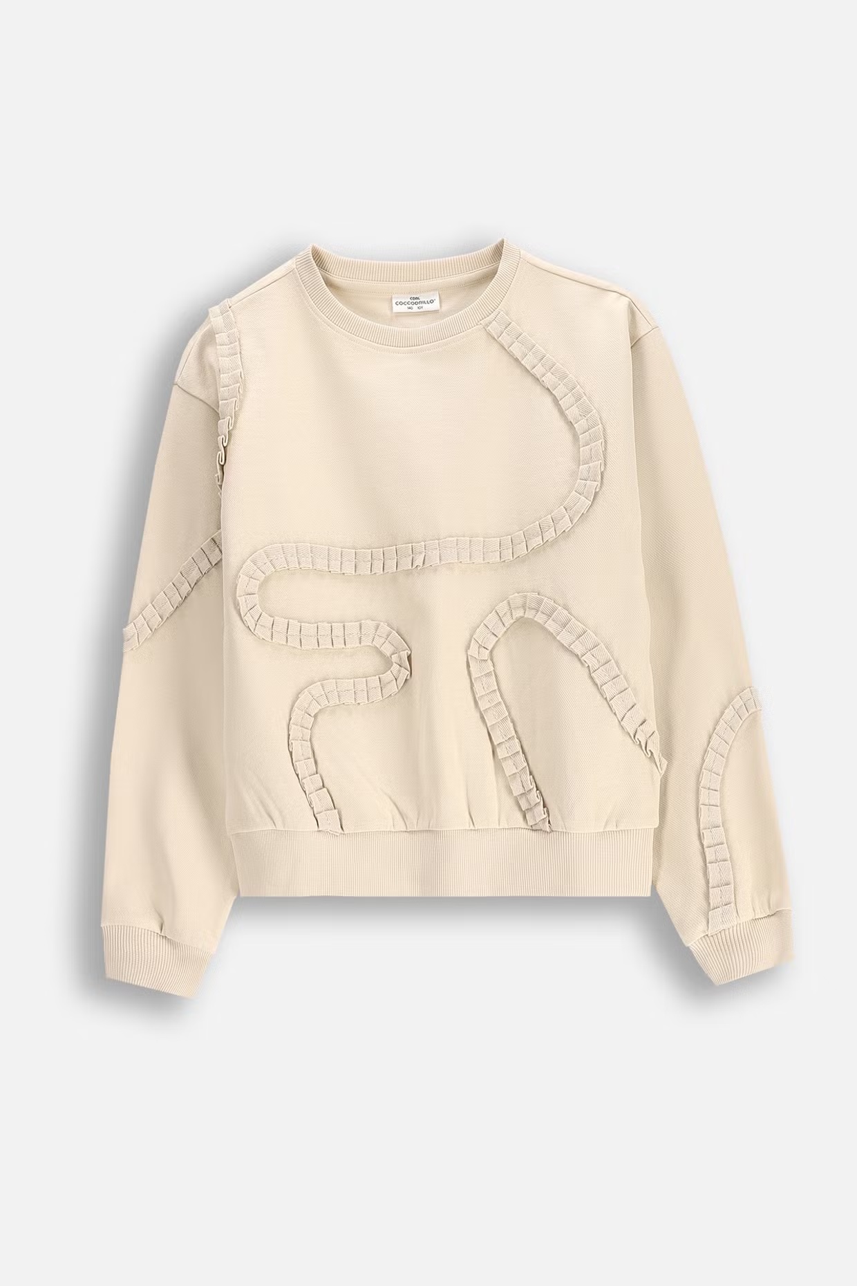 Coccodrillo / Свитшот с аппликацией для девочки