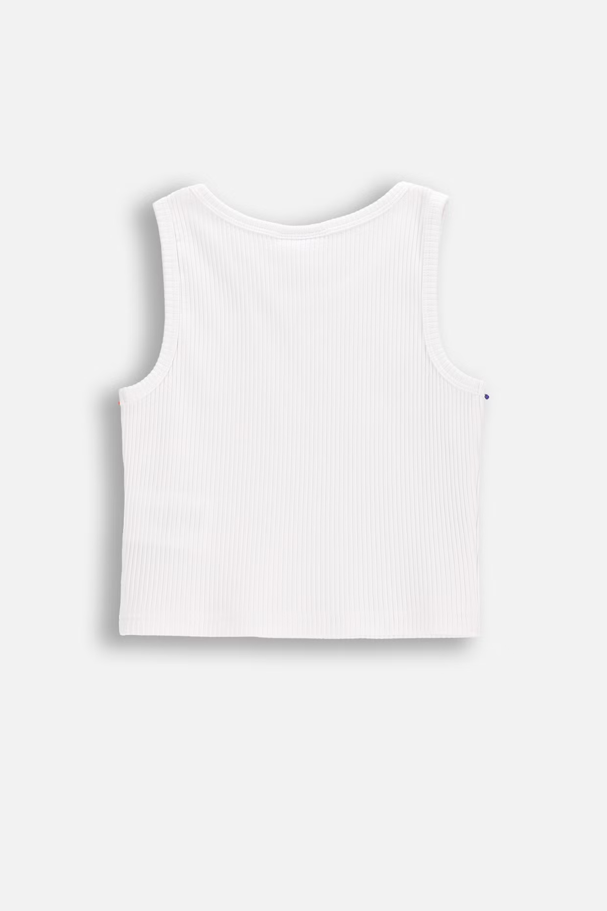 Coccodrillo / Топ в рубчик с бисером для девочки