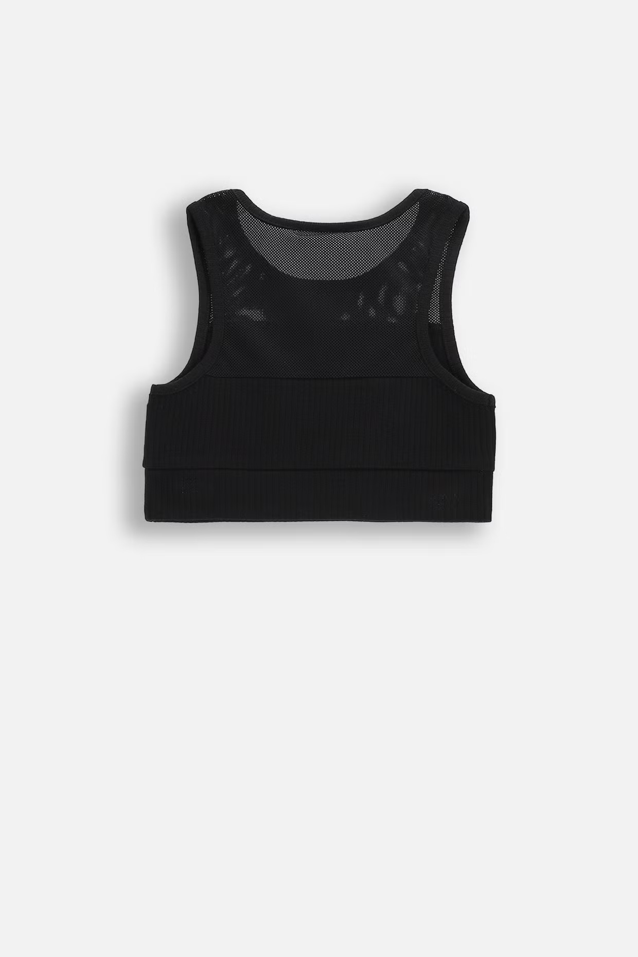 Coccodrillo / Топ трикотажный с декоративной сеткой для девочки