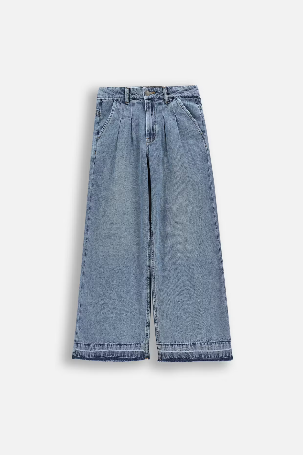 Coccodrillo / Джинсы wide leg для девочки - фото 2
