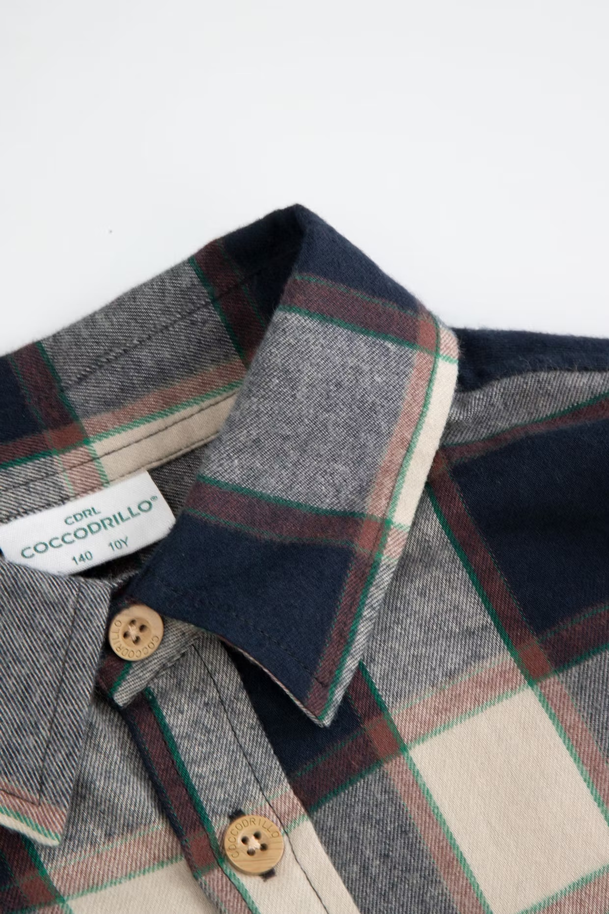Coccodrillo / Рубашка в клетку для мальчика - фото 3