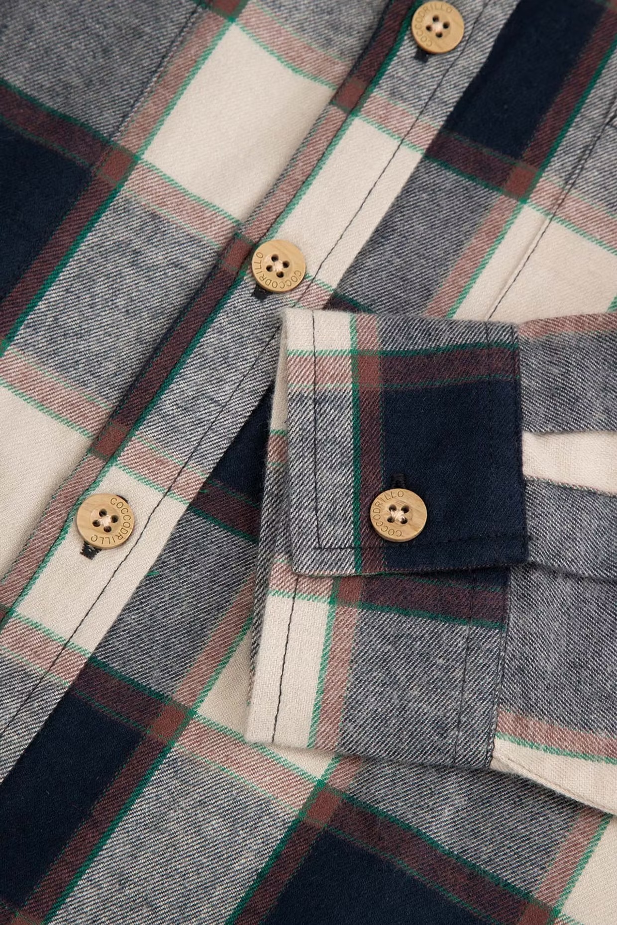 Coccodrillo / Рубашка в клетку для мальчика - фото 4