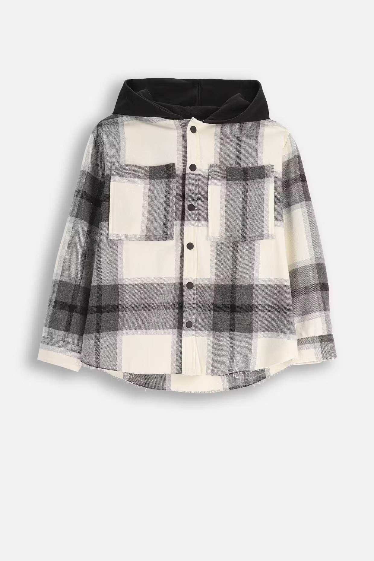 Coccodrillo / Рубашка в клетку с капюшоном для мальчика
