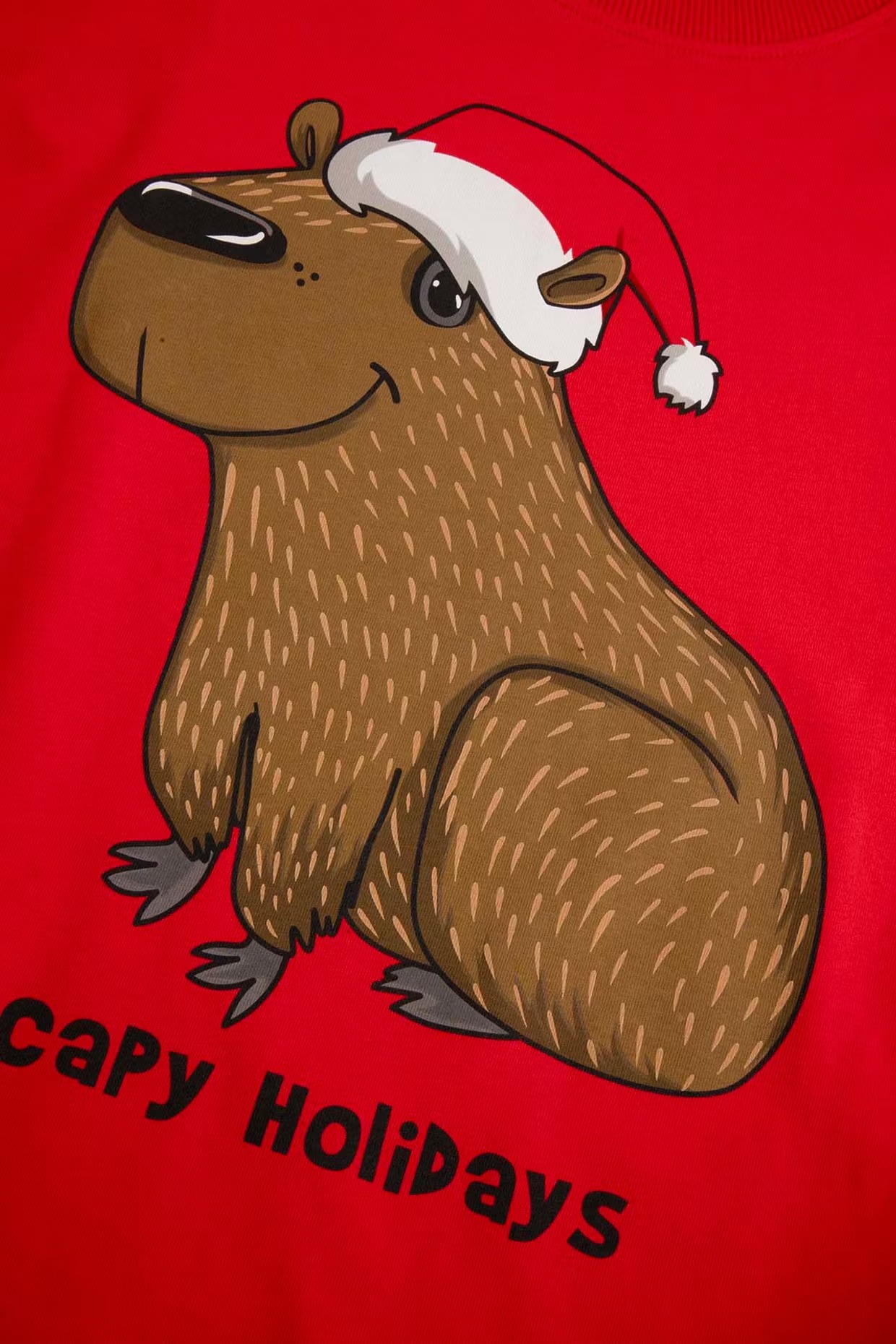 Coccodrillo / Лонгслив новогодний с капибарой для мальчика - фото 4