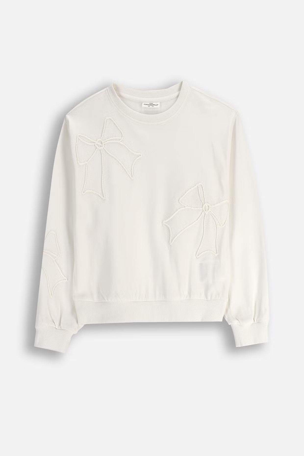 Coccodrillo / Свитшот с аппликацией для девочки