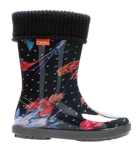 Demar / Сапоги резиновые ГАВАИ ЛЮКС ПРИНТ для девочки - фото 3
