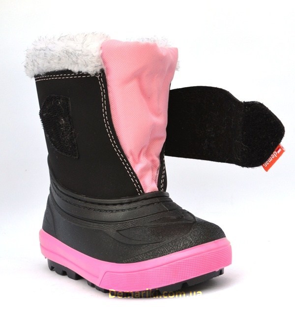 Demar / Сапоги зимние МИШКА (цвет розовый) для девочки