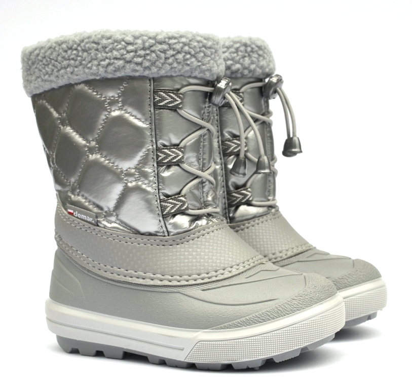 Demar / Сапоги зимние ФУРРИ 2 ЛАЙТ СИЛЬВЕР (цвет серебро) для девочки