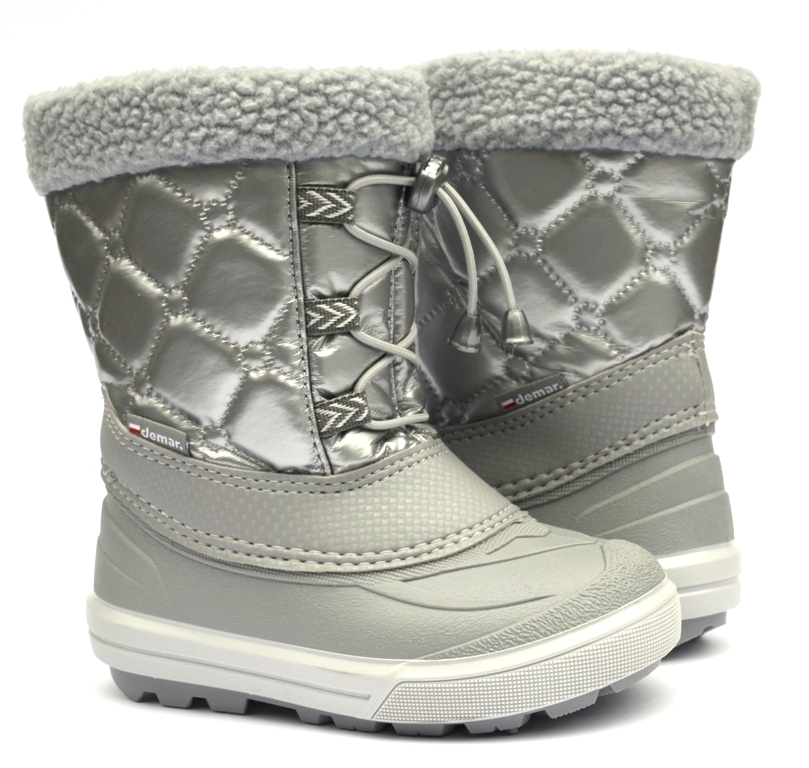 Demar / Сапоги зимние ФУРРИ 2 ЛАЙТ СИЛЬВЕР (цвет серебро) для девочки - фото 2
