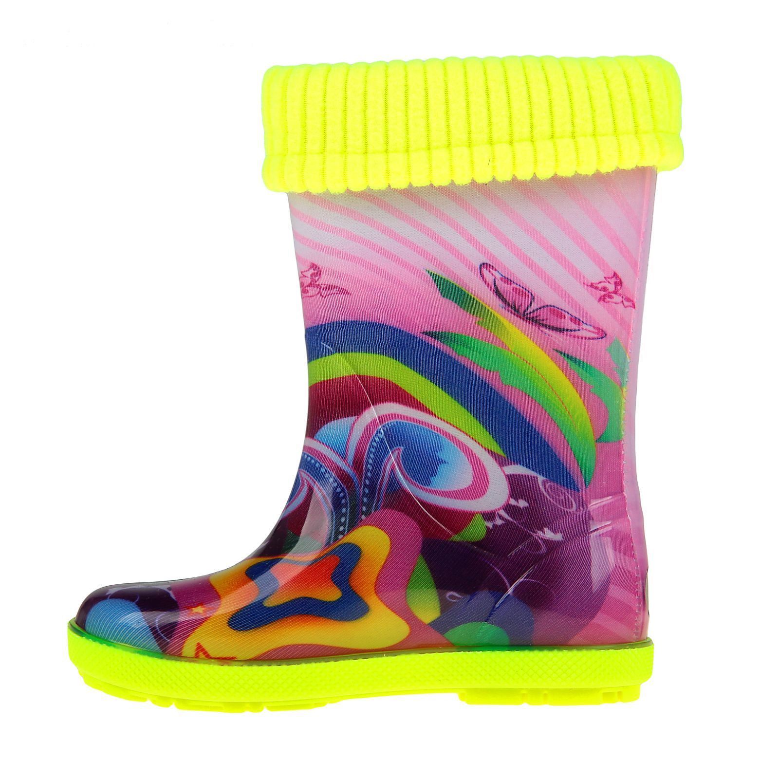 Demar / Сапоги резиновые ГАВАИ ЛЮКС ЭКСКЛЮЗИВ для девочки