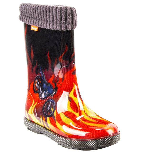 Demar / Сапоги резиновые дошкольные ГАВАИ ЛЮКС ЭКСКЛЮЗИВ для мальчика