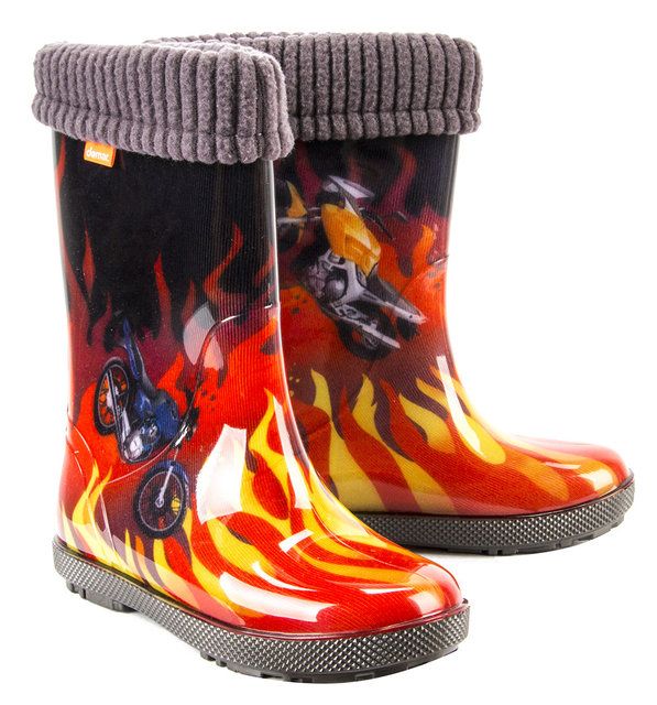 Demar / Сапоги резиновые дошкольные ГАВАИ ЛЮКС ЭКСКЛЮЗИВ для мальчика - фото 2