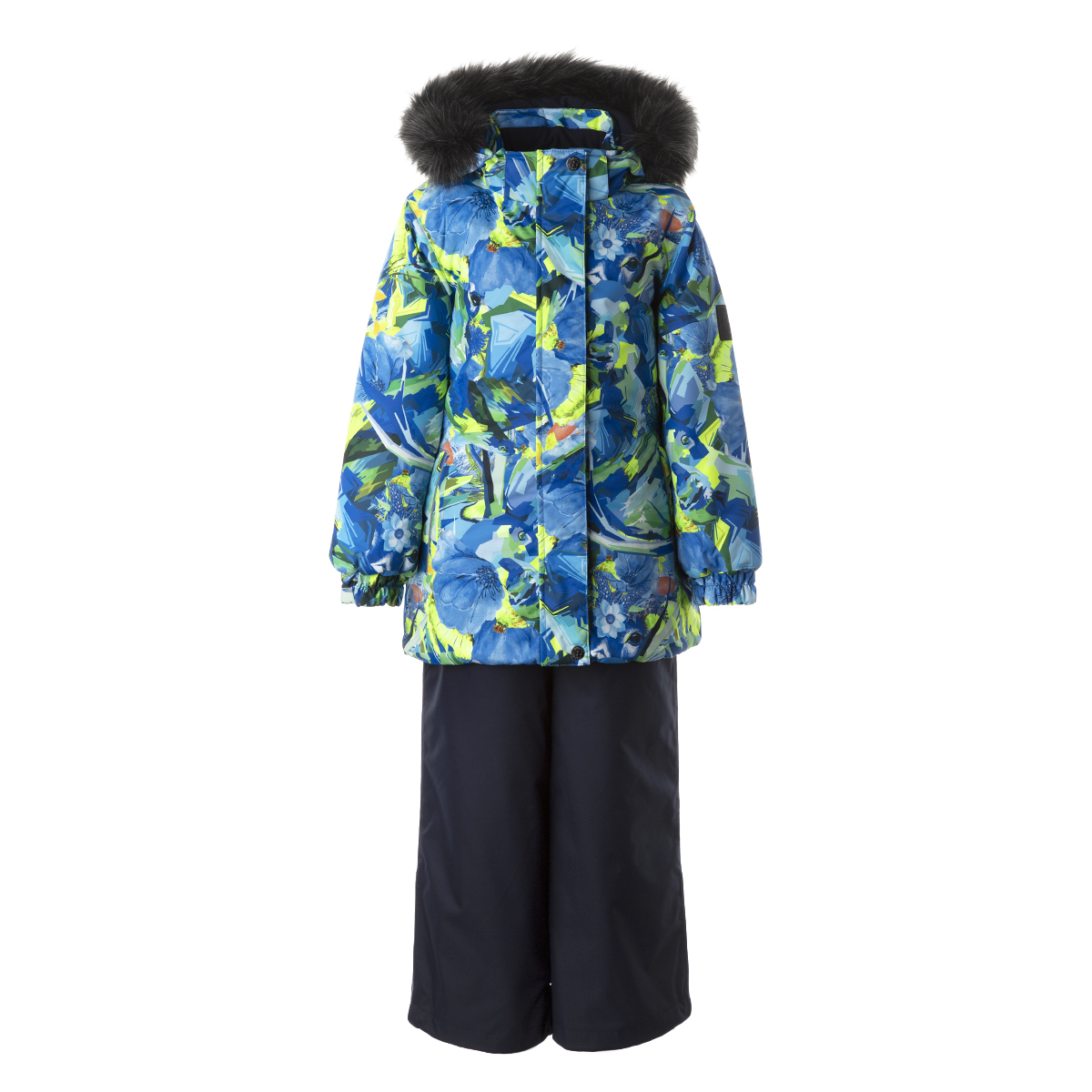 Huppa / Комплект утепленный куртка и полукомбинезон для девочки