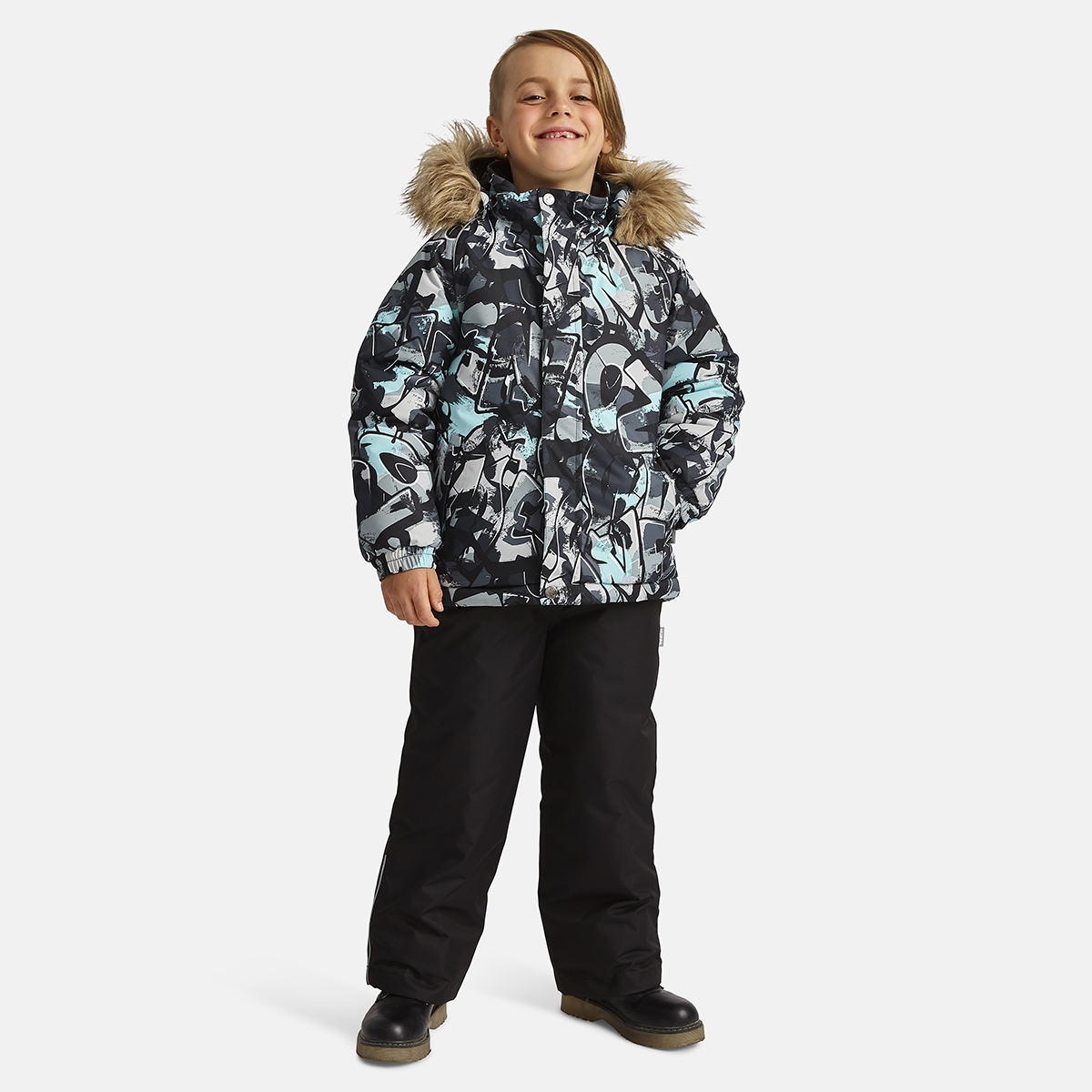 Huppa / Комплект утепленный куртка и полукомбинезон для мальчика