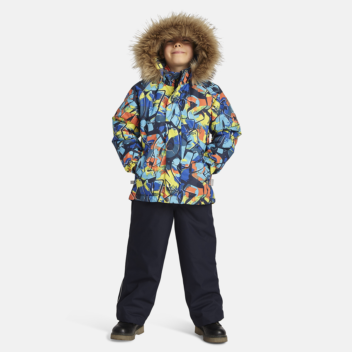 Huppa / Комплект утепленный куртка и полукомбинезон для мальчика - фото 6