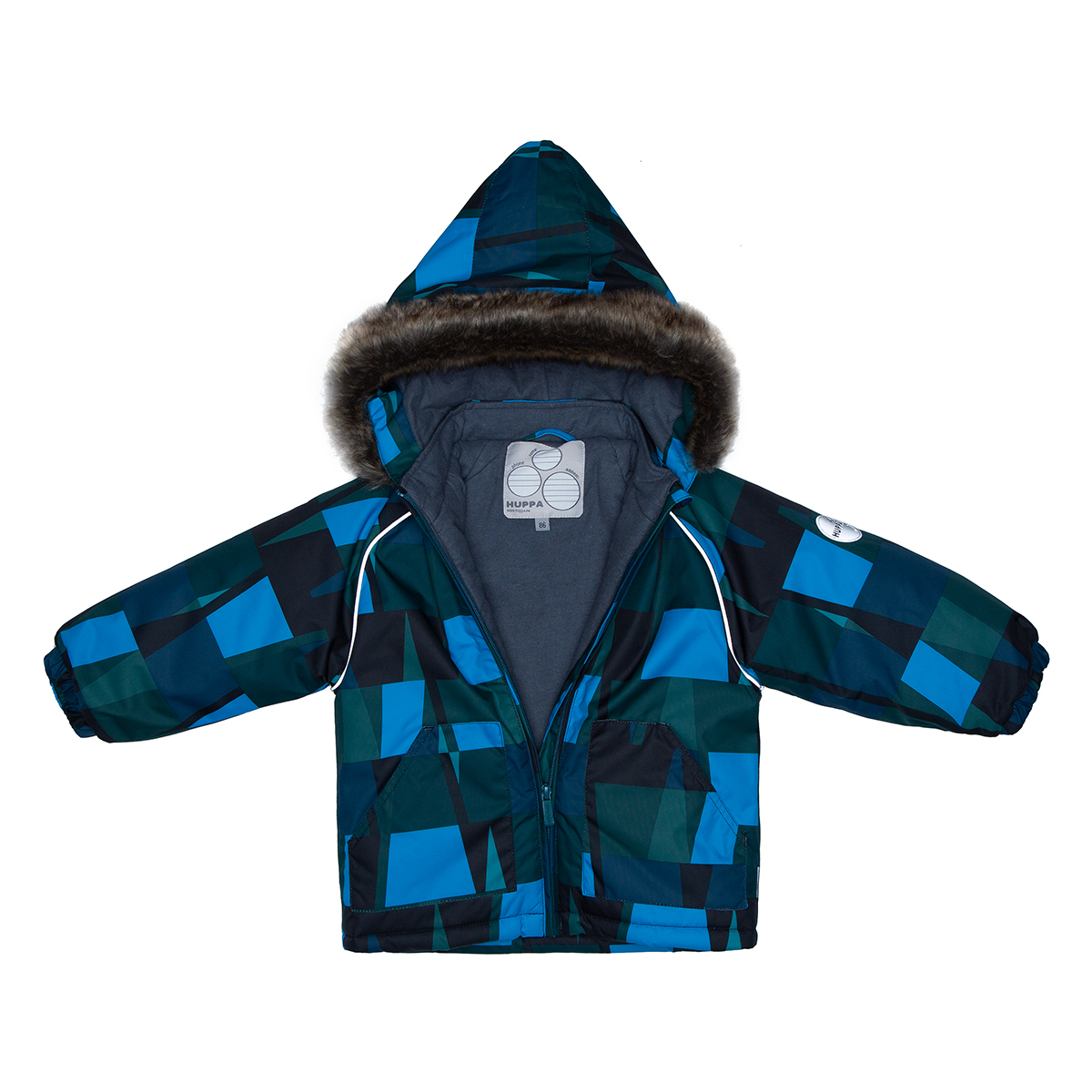 Huppa / Комплект утепленный куртка и полукомбинезон для мальчика - фото 4