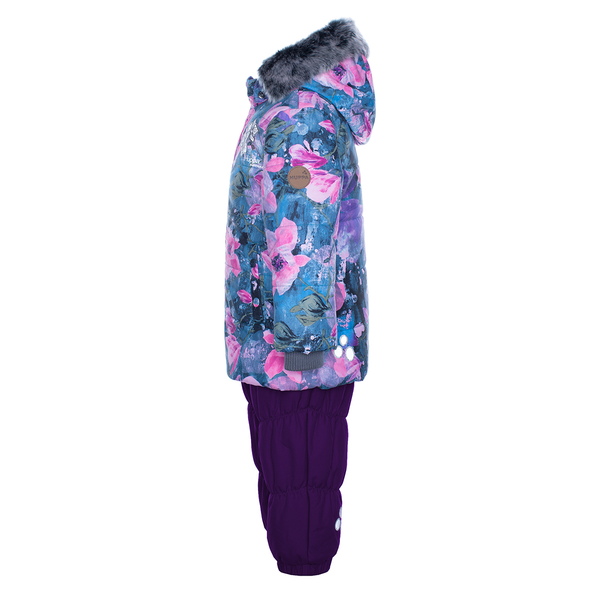 Huppa / Комплект утепленный куртка и полукомбинезон для девочки - фото 4