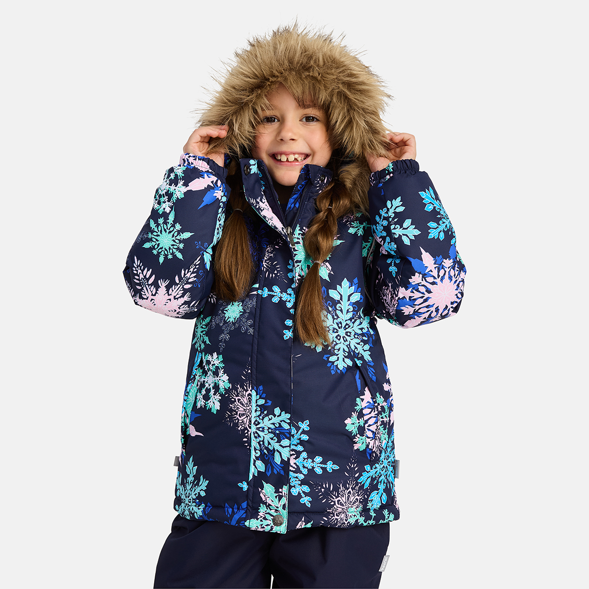 Huppa / Комплект утепленный куртка и полукомбинезон для девочки