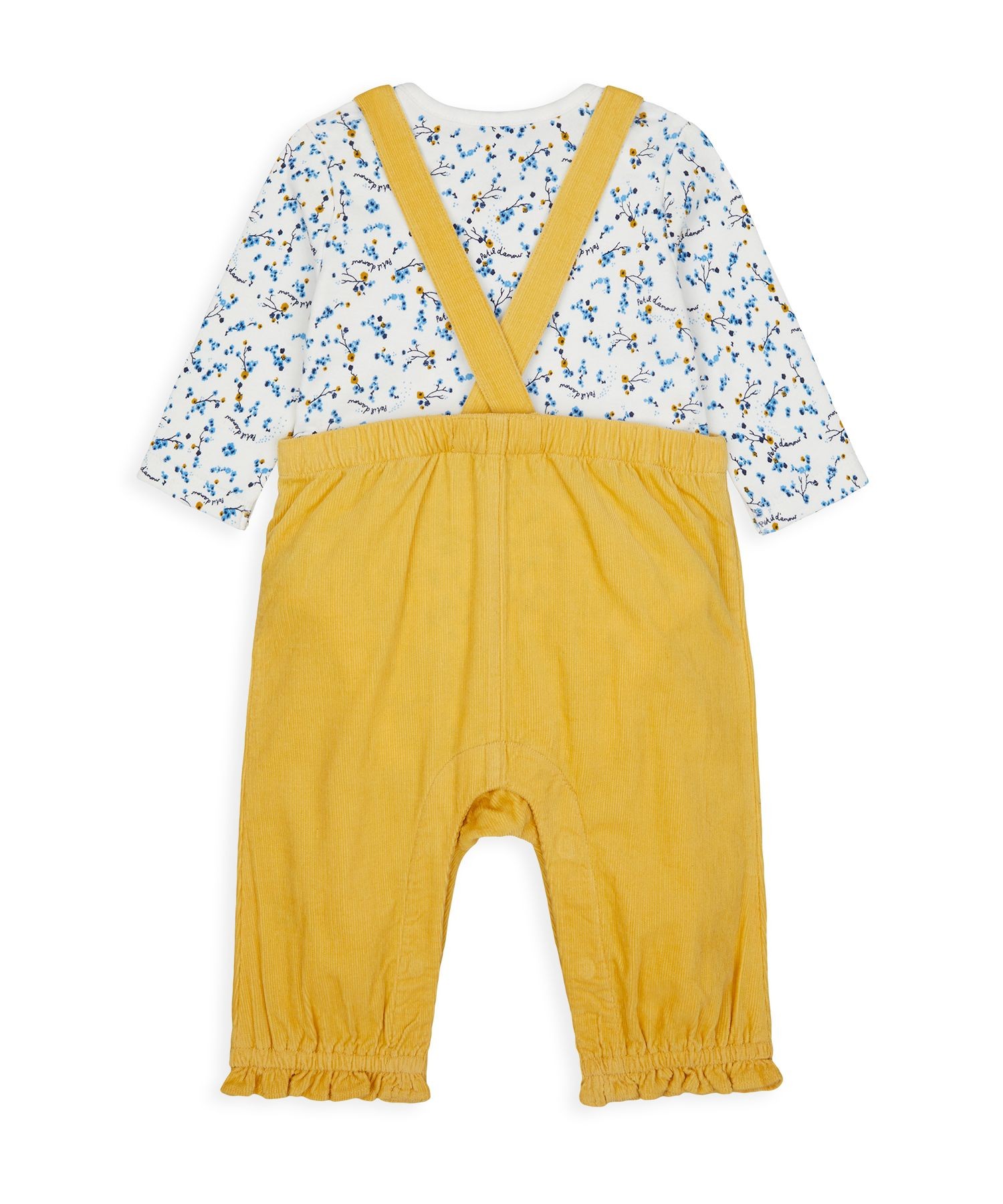 Mothercare / Комплект полукомбинезон  и боди для девочки - фото 2
