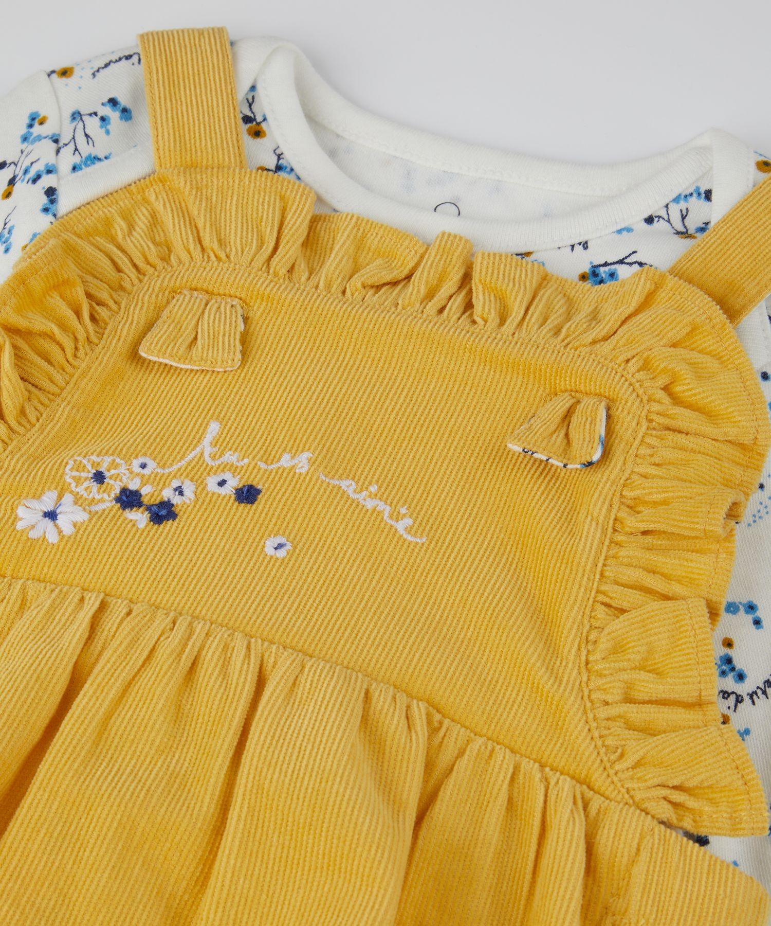 Mothercare / Комплект полукомбинезон  и боди для девочки - фото 4