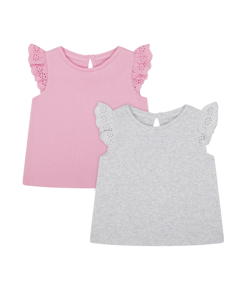 Mothercare / Футболка, 2 шт. для девочки