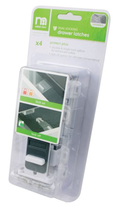 Mothercare / Замок на выдвижные ящики пласт. (количество 4 шт.) унисекс